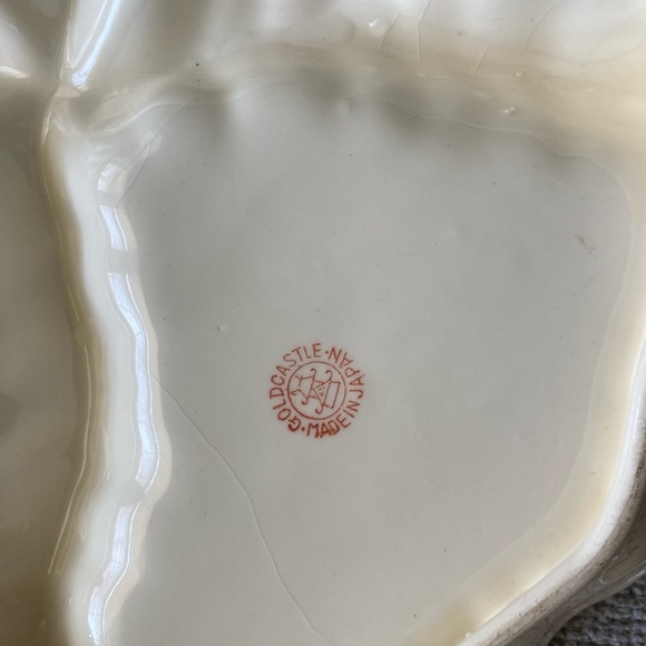 Gold Castle China 4 Section Floral Serving Tray Dish From Japan - Picture 5 of 10